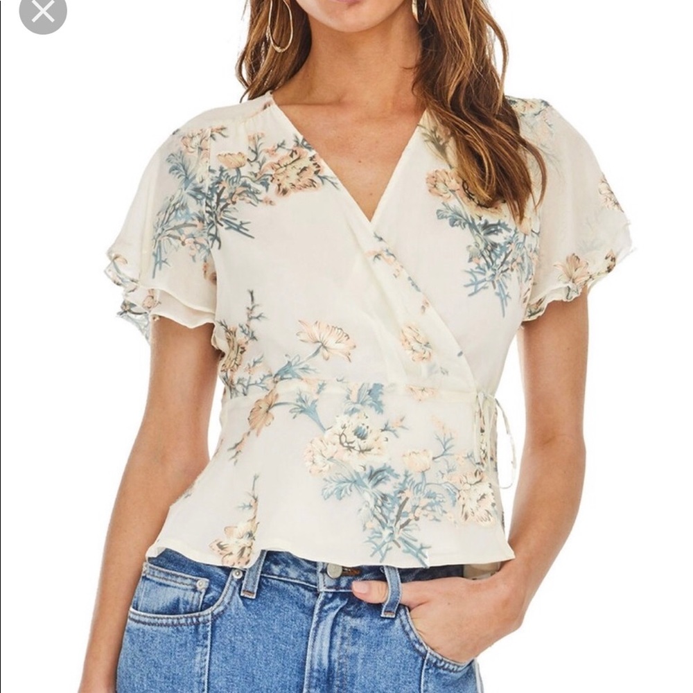 ASTR the Label Wren Wrap Blouse